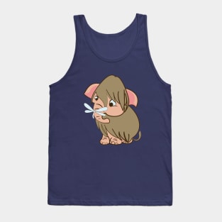 Baby Mammoth playing with dragonflies #1 Tank Top